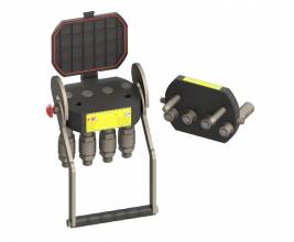 Multi Acoplamento 4 Linhas Montado no Comando Hidráulico SDM102