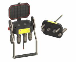 Multi Accouplement 4 Lignes Monté sur la Commande Hydraulique SDM122/RMC202 avec Prise Électrique